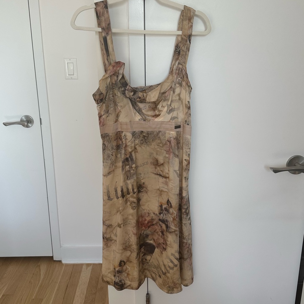 Galliano Silk Midi Dress